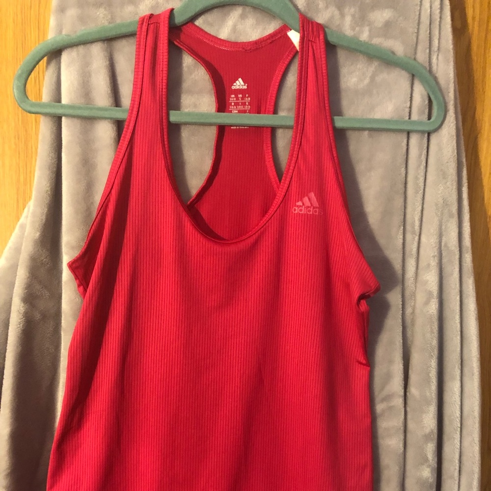 Hot Pink Adidas workout tank